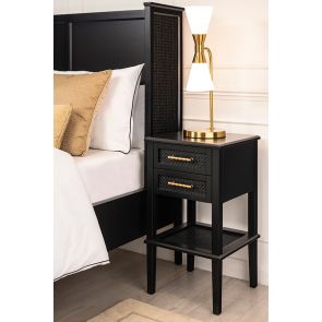 Kingston Wicker Bedside Table