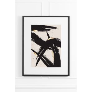 Black Gold No.1 Arte da parete - Cornice nera