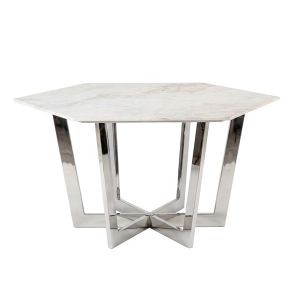 Kronos Chrome Dining Table 