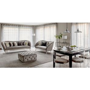 Lapio Two Seat Sofa - Dove Grey