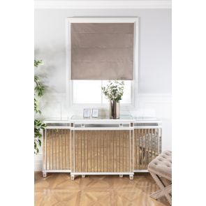 Leonore Cache-radiateur ajustable en miroir 