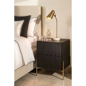 Lexington Mesita de noche Negra