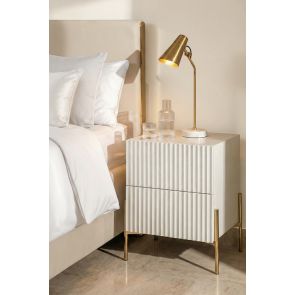 Lexington Gris Guijarro Mesita de noche