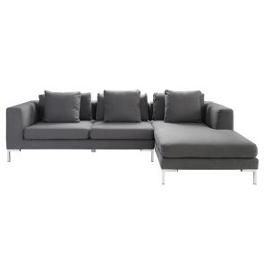 (ID:36160) Linear Corner Sofa Slate 