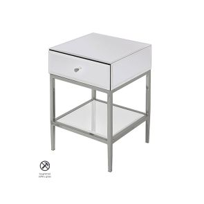 Stiletto Mirrored Side Table