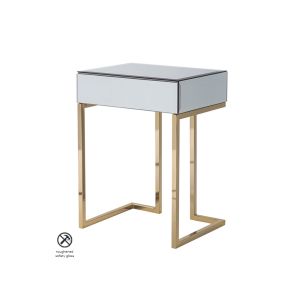 Lorenzo Mirrored Side Table