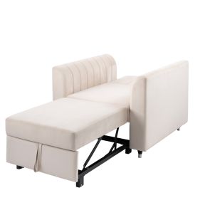 Louanna Armchair Bed – Chalk