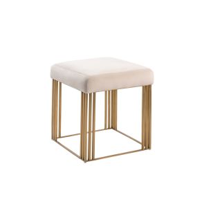 Manhattan Sgabello – Gesso – Ottone