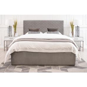 Letto Maya Grigio Tortora 