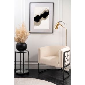 Mellow Mocha No.2  Wall Art – Black Frame 