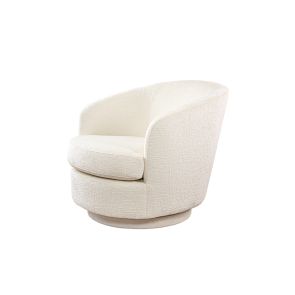 Melville Swivel Chair - Ivory 