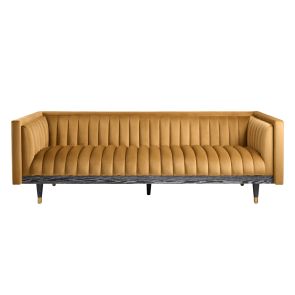 Metz Three Seater Sofa - Camel