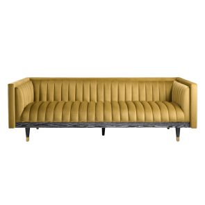 Metz Three Seater Sofa - Olive