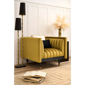 Metz Armchair - Olive