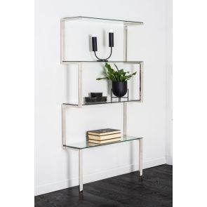 Miko Single Shelf Unit Chrome