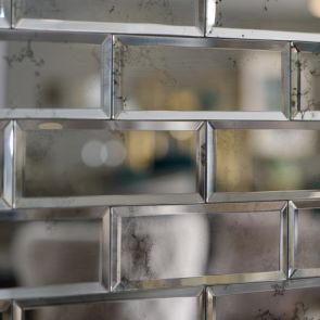 Mirrored Vintage Effect Rectangle Wall Tiles Pack