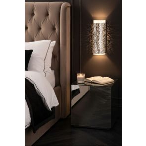 Moray Lampe murale en chrome