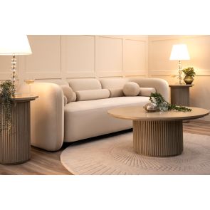 Munich 3-Sitzer Sofa – Kreideweiß