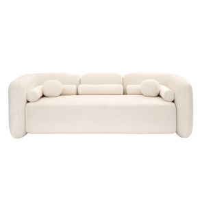 Munich 3-Sitzer Sofa – Elfenbein-Borg - Chenille