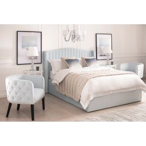 Harrison Storage Bed - Powder Blue