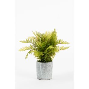 Potted Artificial Fern Plant