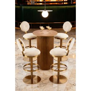 Ophelia Tavolino da bar - Castagno