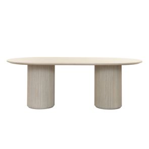 Ophelia Washed Grey Oak Dining Table