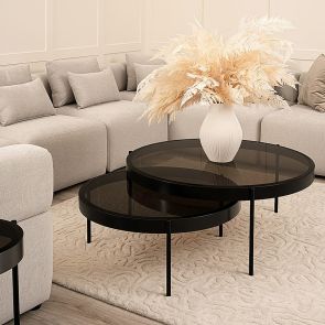 Orion Satz/Couchtische Schwarz