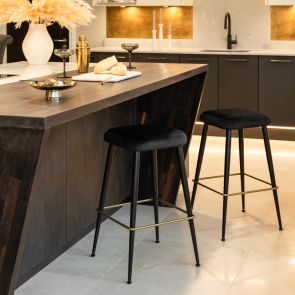 Oslo Tabouret de comptoir - Noir     