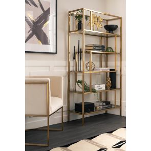 Otto Brass Shelf Unit