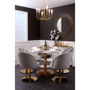 Parker Brass Dining Table