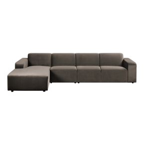 Pebble Large Left Hand Corner Sofa - Carbon