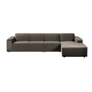 Pebble Large Right Hand Corner Sofa - Carbon