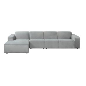 Pebble Large Left Hand Corner Sofa – Dove Grey