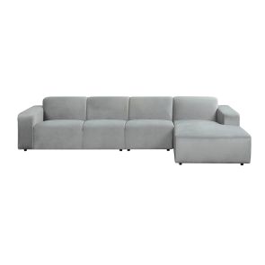 Pebble Large Right Hand Corner Sofa – Dove Grey