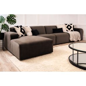 Pebble Large Left Hand Corner Sofa - Carbon