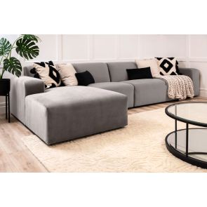 Pebble Large Left Hand Corner Sofa – Dove Grey