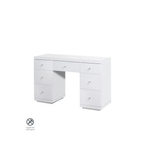 Pimlico White glass Dressing Table 