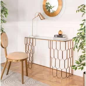 Pinolo Tavolo console - Ottone