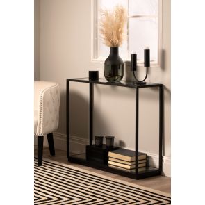 Rippon Black Rectangular Console Table