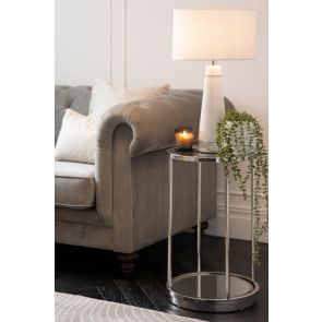 Rippon Silver Circular Side Table