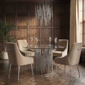 Rubell Silver Dining Table