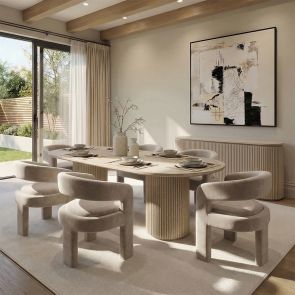 Santini Silla de comedor - Topo