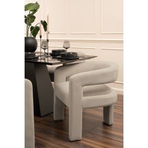 Santini Dining Chair – Taupe
