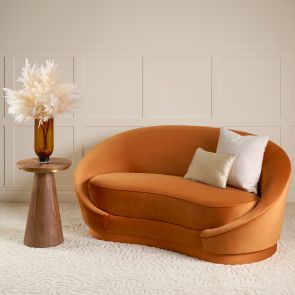 Selini Two Seat Sofa - Pumpkin