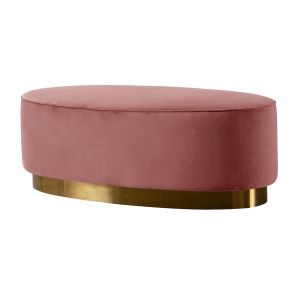Selini Footstool – Blush Pink
