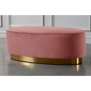 Selini Footstool – Blush Pink