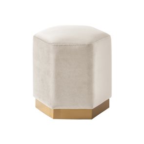 Senio Hexagonal stool Chalk
