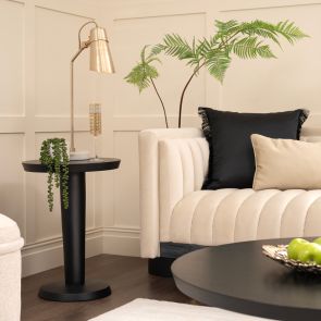 Sia Black Side Table