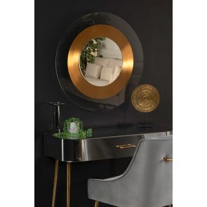 Solar Flare Wall Mirror Gold